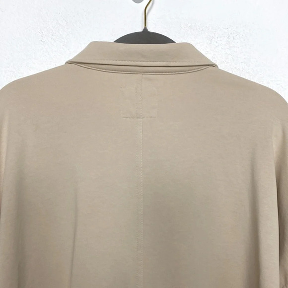 Elodie Oversized W/Pockets Button Up Jacket In Taupe Size XL - Picture 9 of 11